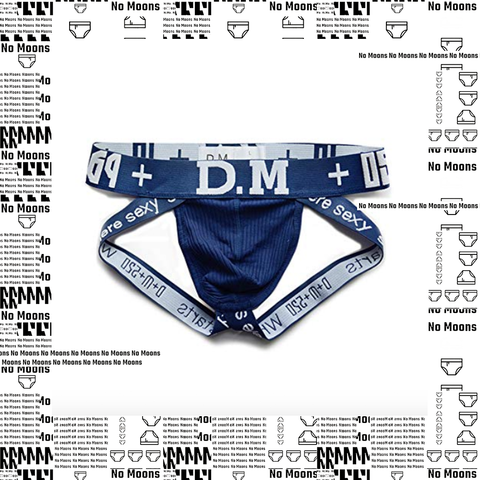 Stay Out My DMs Navy Jockstrap - NO MOONS