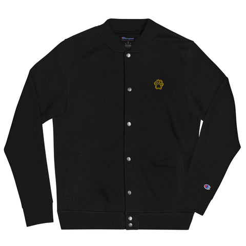 PAWTASTIC Embroidered Champion Bomber Jacket - NO MOONS