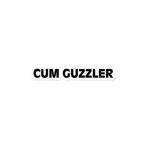 CUM GUZZLER STICKER - NO MOONS