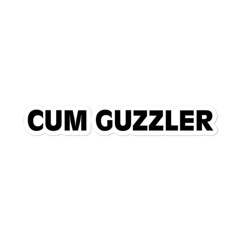 CUM GUZZLER STICKER - NO MOONS