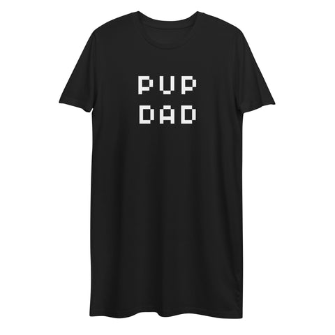 PUP DAD LONG-LINE TEE - NO MOONS