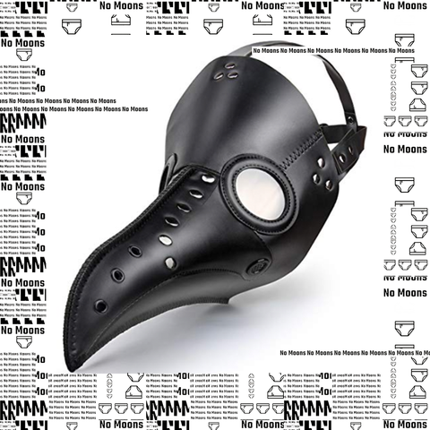 STUDDED PLAGUE DOCTOR MASK - NO MOONS