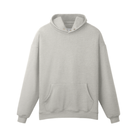 SNAPPED COLLAR HOODIE - NO MOONS