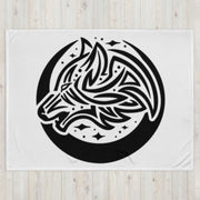WOLF Throw Blanket - NO MOONS